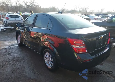 2017 Chevrolet Sonic Lt Auto z USA, uszkodzony, nr VIN 1G1JD5SH8H4130369